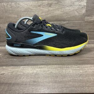 Brooks Ghost 16 Black Blue Yellow Mens US Size 11 1104181D029 Running Shoes